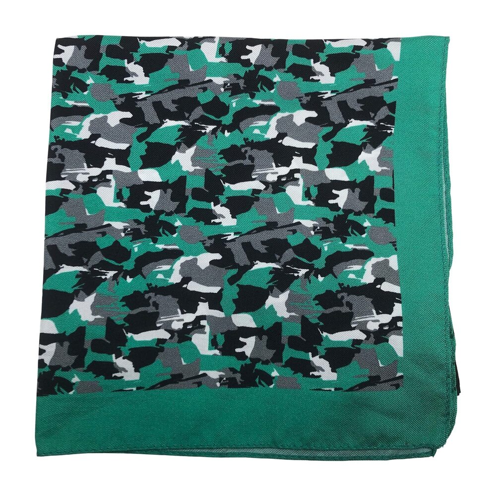 3257 Abstract Silk Pocket Square Tie